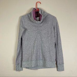 LULULEMON gray In A Cinch reversible sweatshirt 4